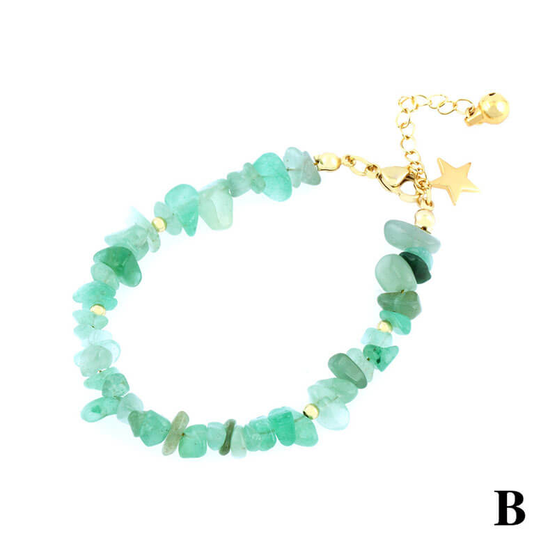 Bohemian Colored Stone Irregular Design Summer String Jewelry