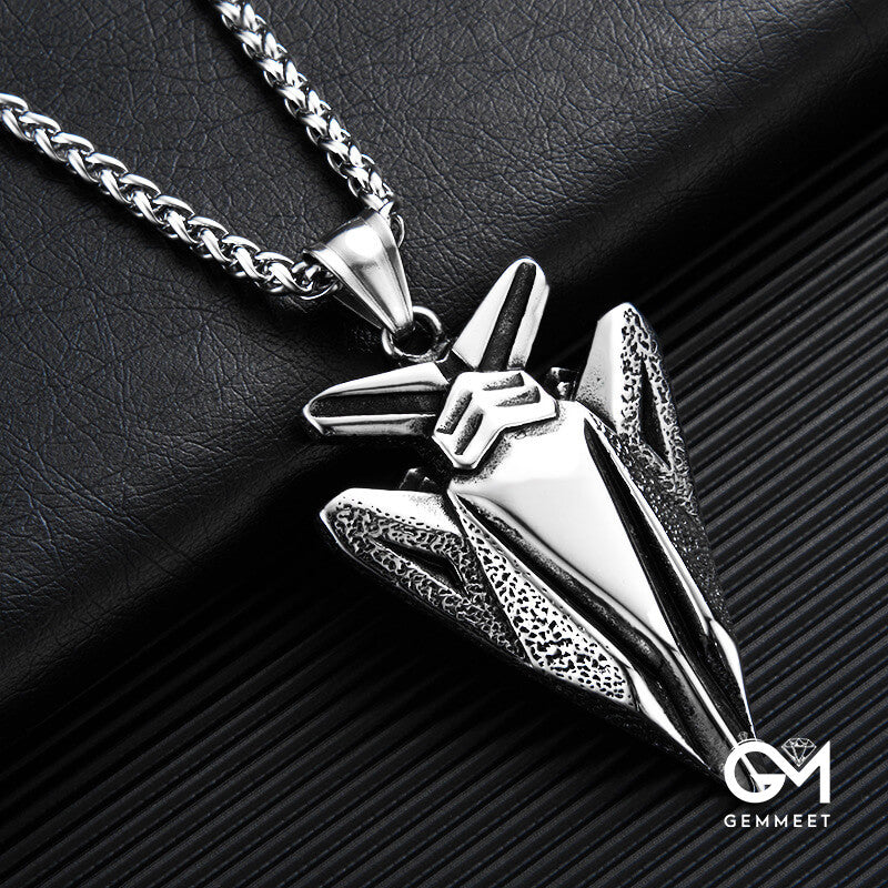 Vintage Titanium Steel Arrow Necklace