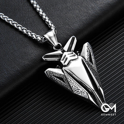 Vintage Titanium Steel Arrow Necklace