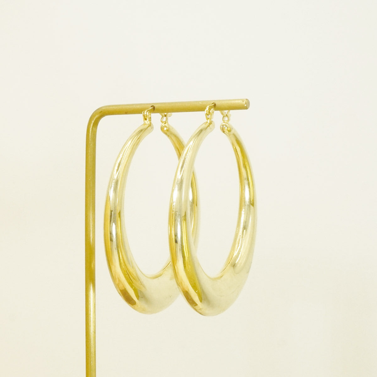 Chunky Big Gold Hoop Earrings