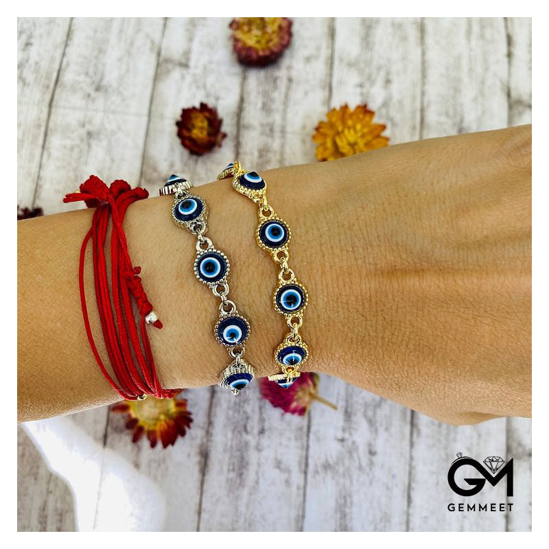 Evil Eye Pendant Bracelet