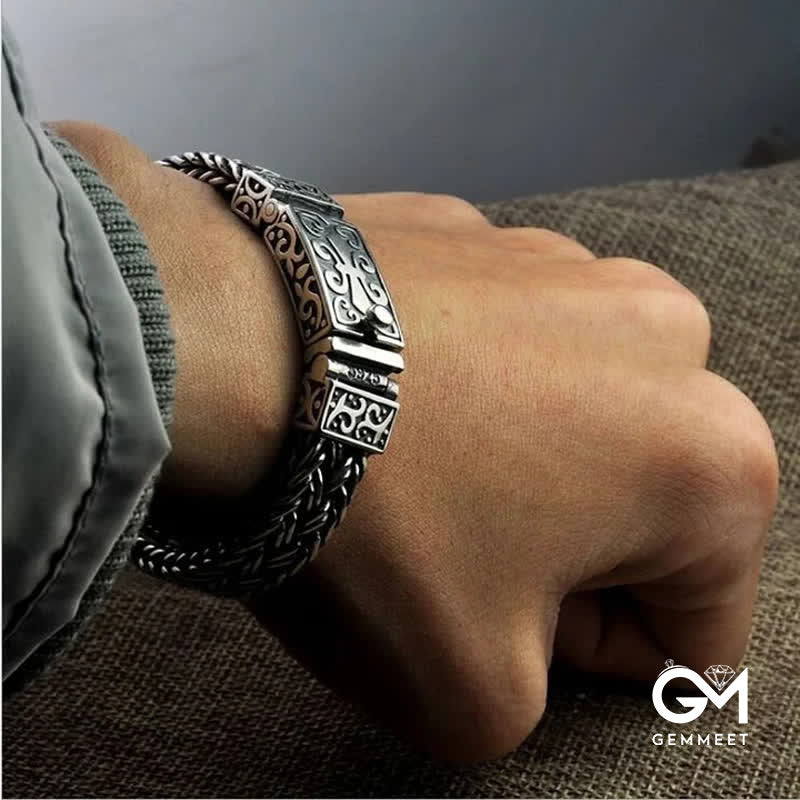 Men's Classic Woven Texture Bracelet